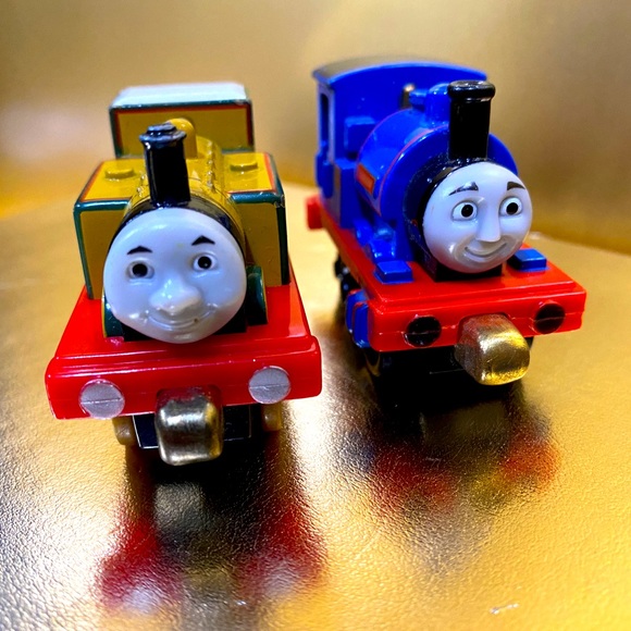 THOMAS AND FRIENDS DIE CAST VTG 2008 STEPNEY #55 & SIR HANDEL #3 & 2002 TREVOR - Picture 10 of 16
